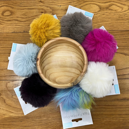Trimit Faux Fur Pom Poms
