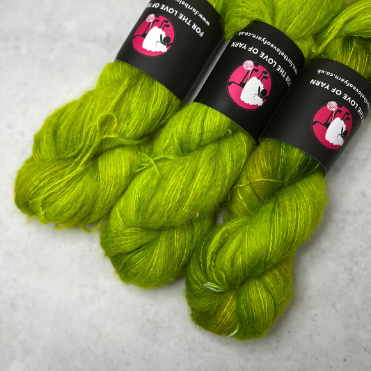Lime Squeeze Suri Alpaca Fluff