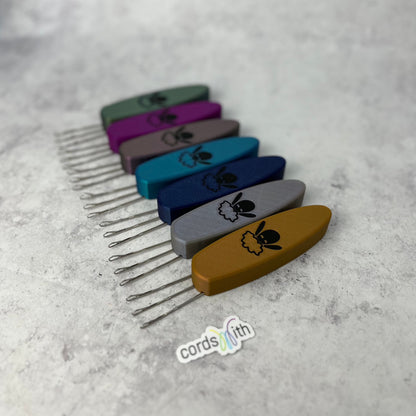 A Row of Cordsmith Original Tools, showing all the colours available.