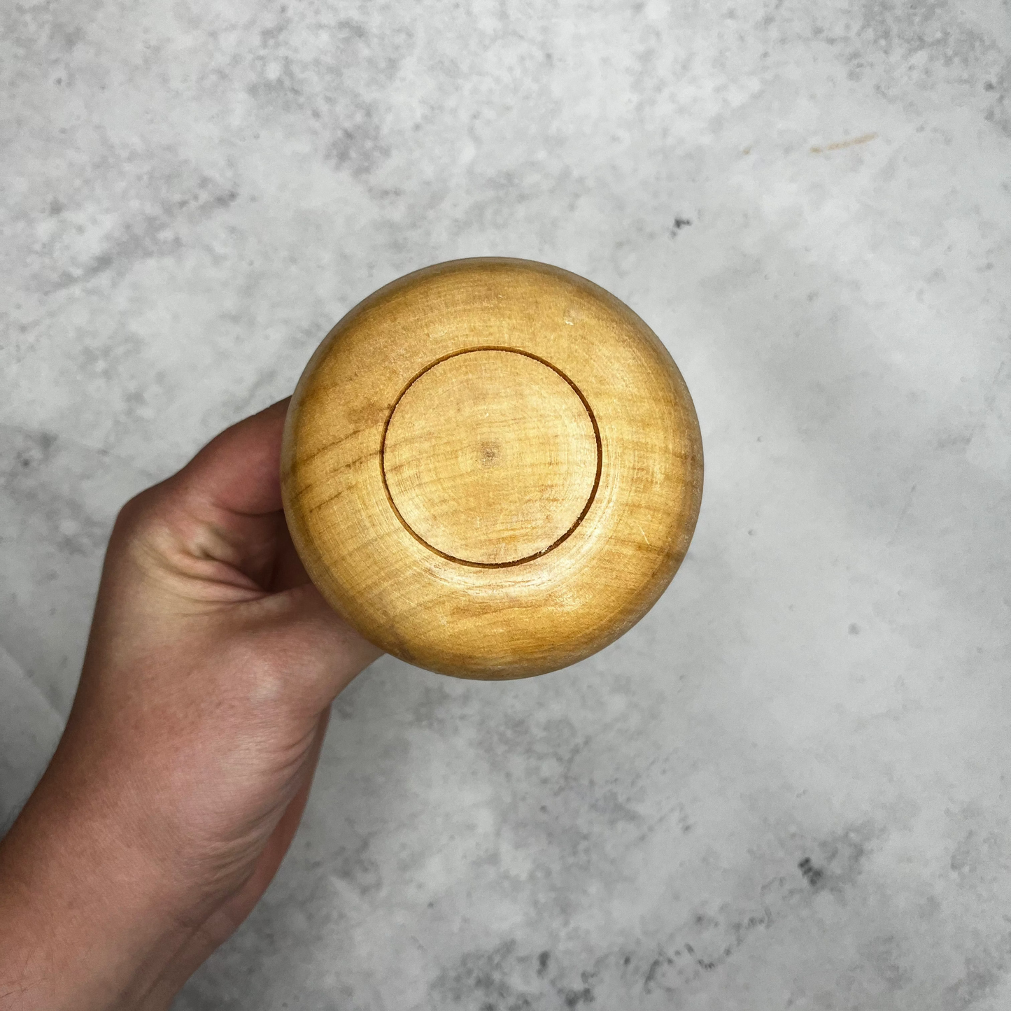 Hand Carved Wooden Darning Mushroom