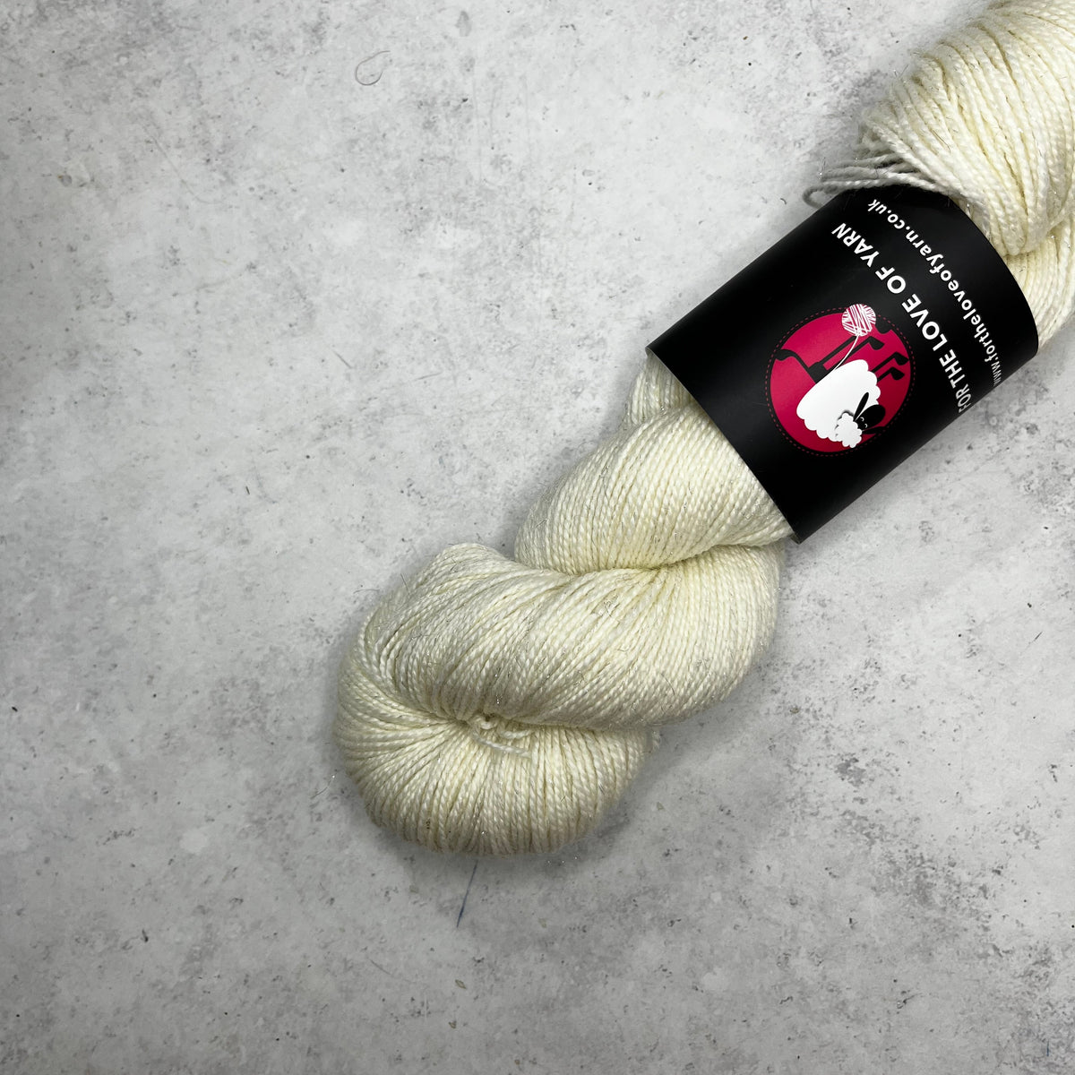 Undyed Merino 4ply Sparkle