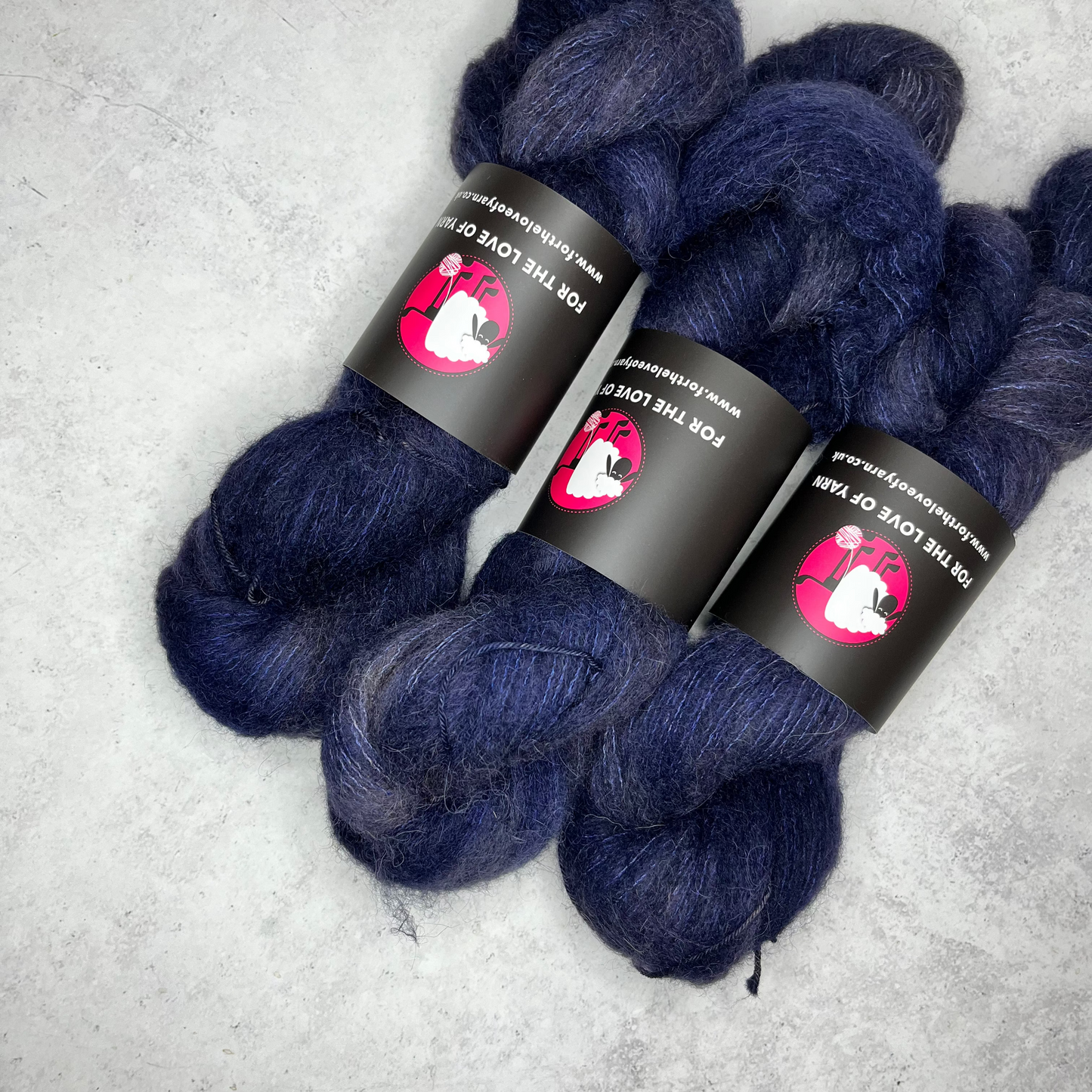 Pure Baltic in Navy Yak Alpaca