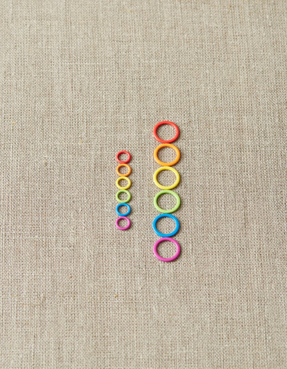 Cocoknits Colourful Ring Stitch Markers