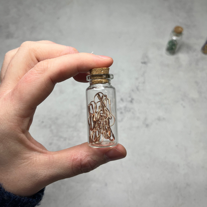 Glass Bottle Stitch Marker