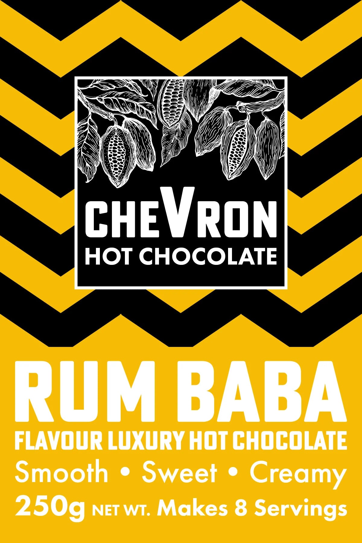 Chevron Hot Chocolate 250g Pouches