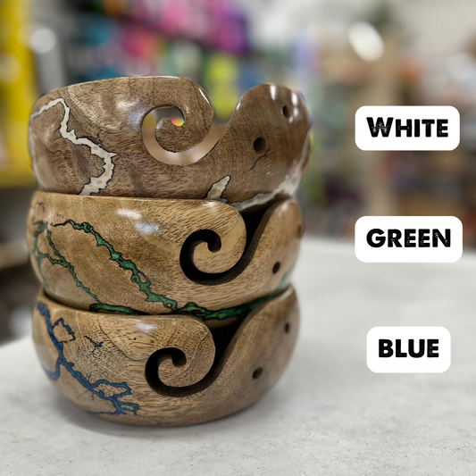Shallow Yarn Bowl (Beechwood)
