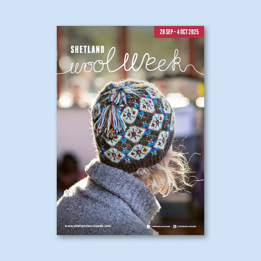 Shetland Wool Week Printed Pattern 2025