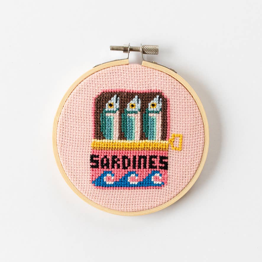 Sardines Cross Stitch Kit