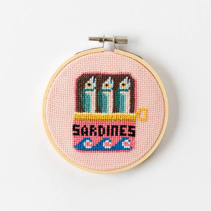 Sardines Cross Stitch Kit