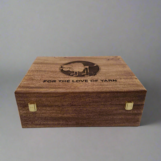Indian Rosewood Yarn Trunk - FTLOY Exclusive