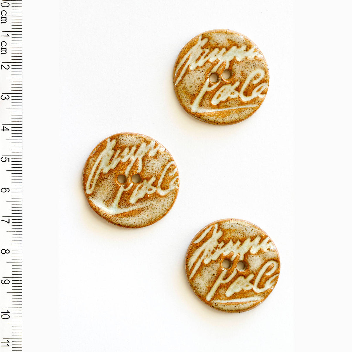 Autograph Turquoise Terracotta Clay Sewing Buttons