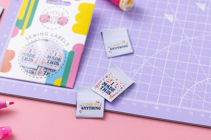I MADE THIS - I CAN DO ANYTHING - Sewing Labels Tags