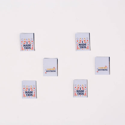 I MADE THIS - I CAN DO ANYTHING - Sewing Labels Tags