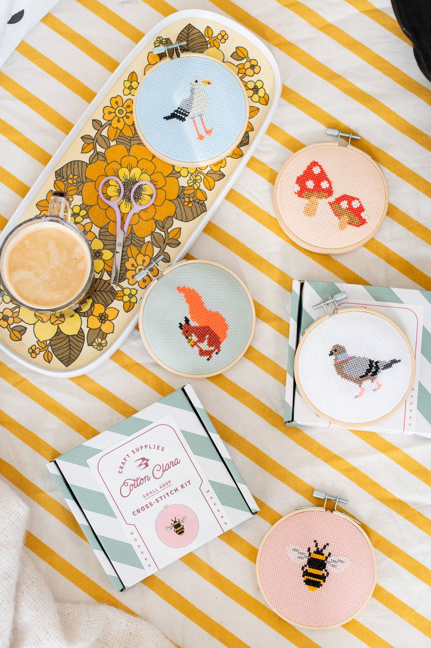 Bumble Bee Cross Stitch Kit