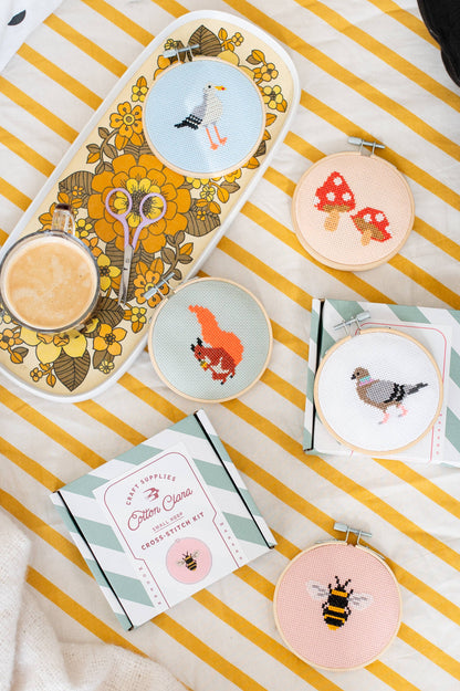 Bumble Bee Cross Stitch Kit