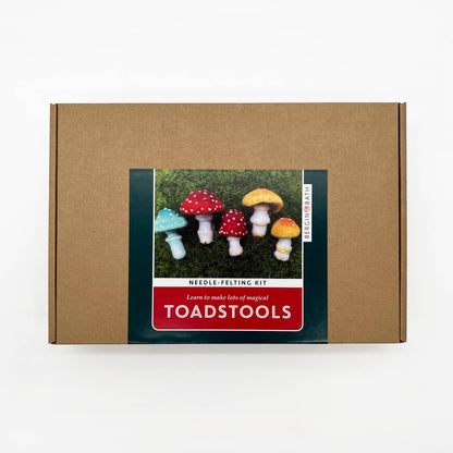 Toadstools Needle Felting Kit