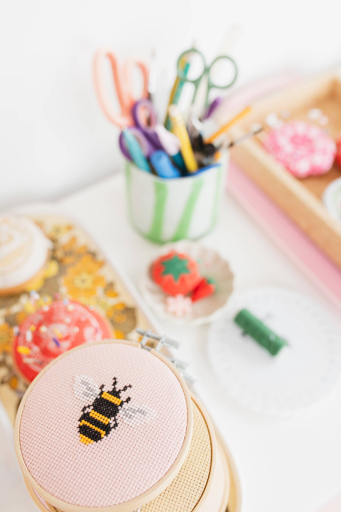Bumble Bee Cross Stitch Kit