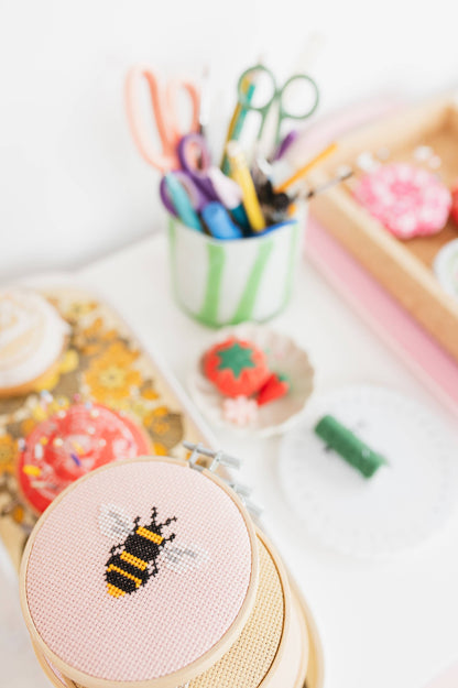 Bumble Bee Cross Stitch Kit