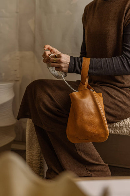 Dzana Project Bag: Whisky / One size