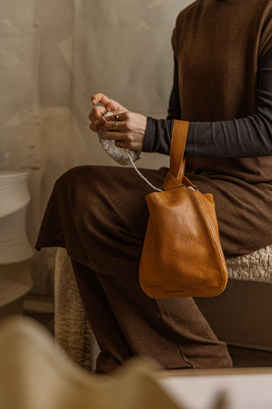 Dzana Project Bag: Whisky / One size