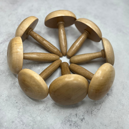 Hand Carved Wooden Darning Mushroom